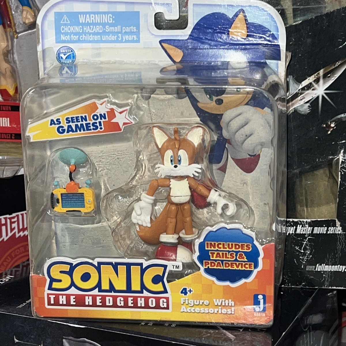 2009 Jazwares Toys SEGA Sonic the Hedgehog TAILS w/ PDA
