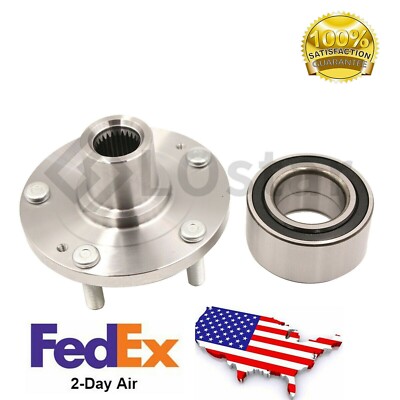 Front Wheel Hub & Bearing Assembly Fits 2007-2014 Mitsubishi Outlander Naturally