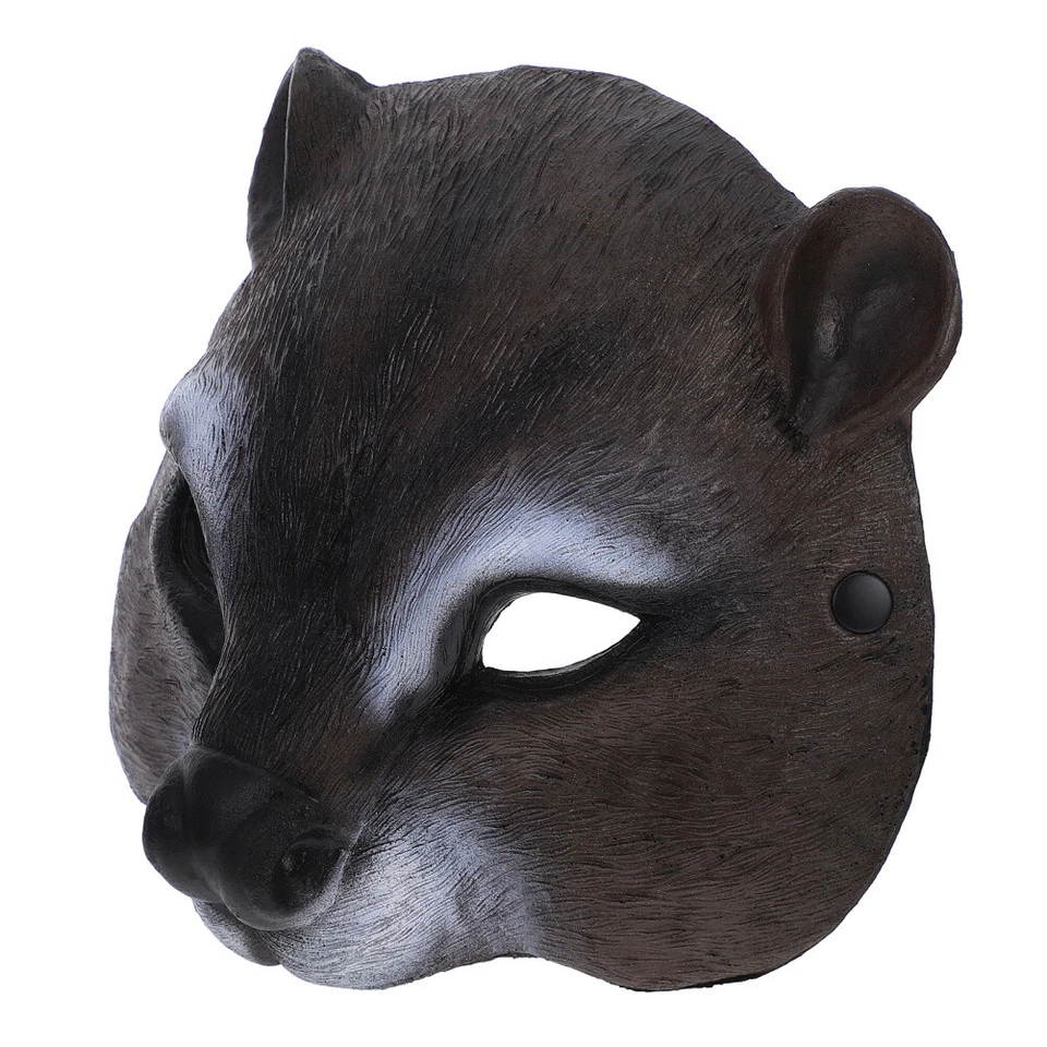 Squirrel Mask Durable Animal for Kids Halloween Men Costume Masks Adults - Image 2 of 4