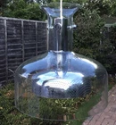 Anders Pehrson Crystal Ceiling Lamp For Atelje Lyktan Ahus Sweden Glass & Chrome