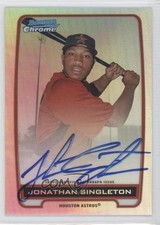 2012 Bowman Chrome Prospects Refractor 40/500 Jon Singleton Jonathan Auto 0nr3