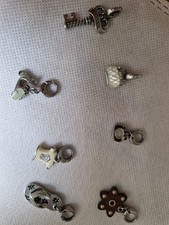Charms Anhänger von Fossil zur Auswahl Edelstahl Farbe silber