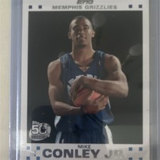 2007-08 Topps Mike Conley Jr. #4 Memphis Grizzlies Rookie White Retail Insert