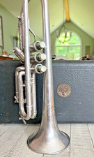 Vintage 1931 Frank Holton-Clarke Cornet Elkhorn Wisc 64158 Nice Player w/Case