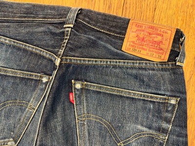 Vintage Levis 501 made in USA Cone Mills selvedge shrink to fit