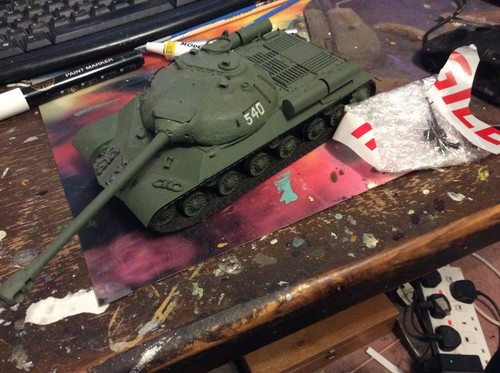 Built for display Tamiya 1/35 J.S 111 Heavy tank | eBay UK