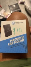 WixGear Magnetic Car Mount Phone Holder, Dashboard Sticky Pad Mount, Black