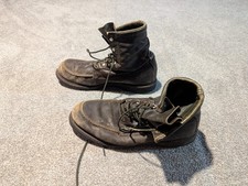 Vintage Browning Boots Mens 10.5 D Brown Leather Sportsman Made In USA Work