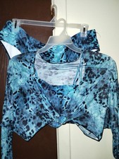 New  Plus Size 3pc Cheetah Print Cheeky Bikini Swim Set