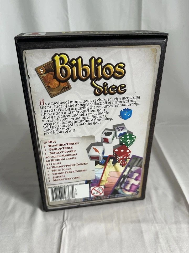 Biblios Board Game IELLO Complete Strategy Card Game 2015 - Image 2 of 3
