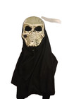 Silver Skull Skeleton Mask Grim Reaper Halloween Mask — photo 3