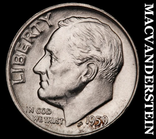 1950-D Roosevelt Dime- Silver Choice Gem Brilliant Uncirculated  #i4086