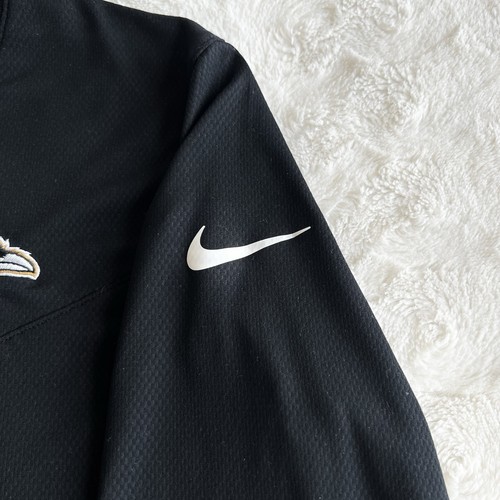 Baltimore Ravens Shirt Tee Mens Small Black Nike Dri-Fit Lockup Performance Logo - Picture 9 of 15
