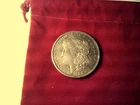 1921 $1 Morgan Silver  90% EF nice!free shippping to us