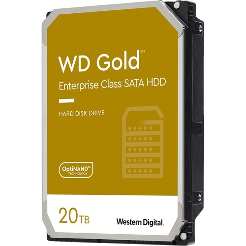 Disco duro WD Gold WD202KRYZ 20 TB - 3,5 interno - SATA (SATA/600) - Conventio - Imagen 1 de 3