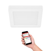 Telefunken Led Deckenleuchte Wifi Appsteuerung Rgb Cct Eckig Dimmbar Weiss