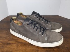 Sperry Gold Cup Shoes Sneakers Men's 13 M Charcoal Gray Leather STS14079