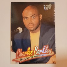 Fleer Ultra 1996-97 Charles Barkley #39 Houston Rockets NBA Basketball Card