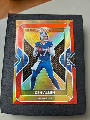 JOSH ALLEN #18/149 2024 Certified GOLD TEAM Orange Mirror fresh from a pack