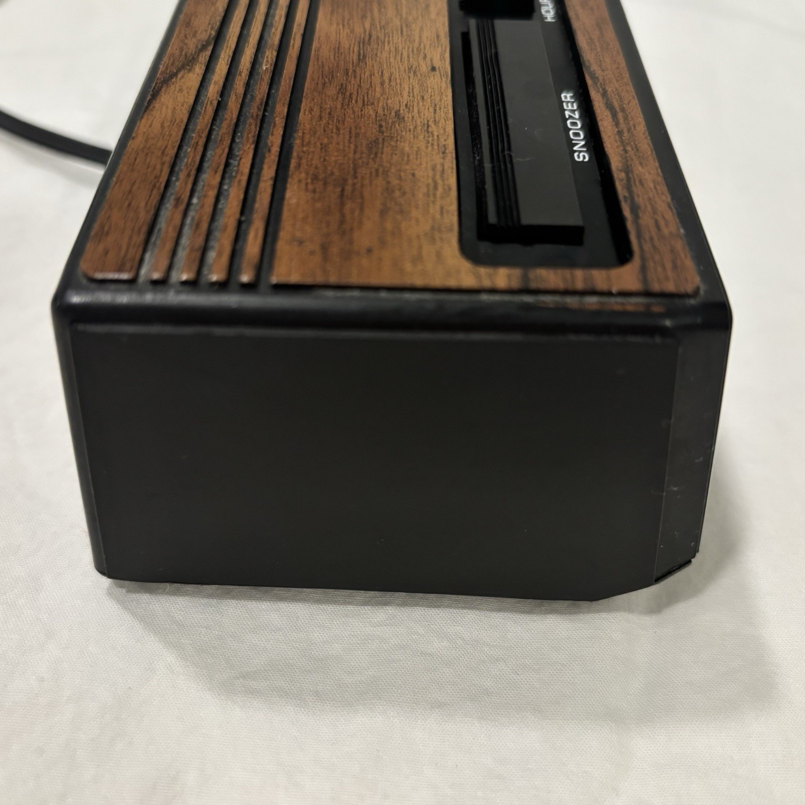 Spartus 1108 Alarm Clock Red Digital Tested Working Battery Backup - NotIncluded