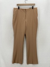 Express Pants Womens Large Tan Supersoft Twill Boot High Rise Workwear Stretch