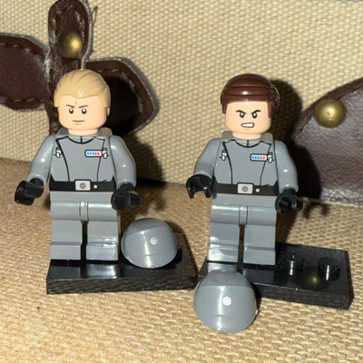 General Tagge & Admiral Motti custom minifigures- SOME real lego parts star wars