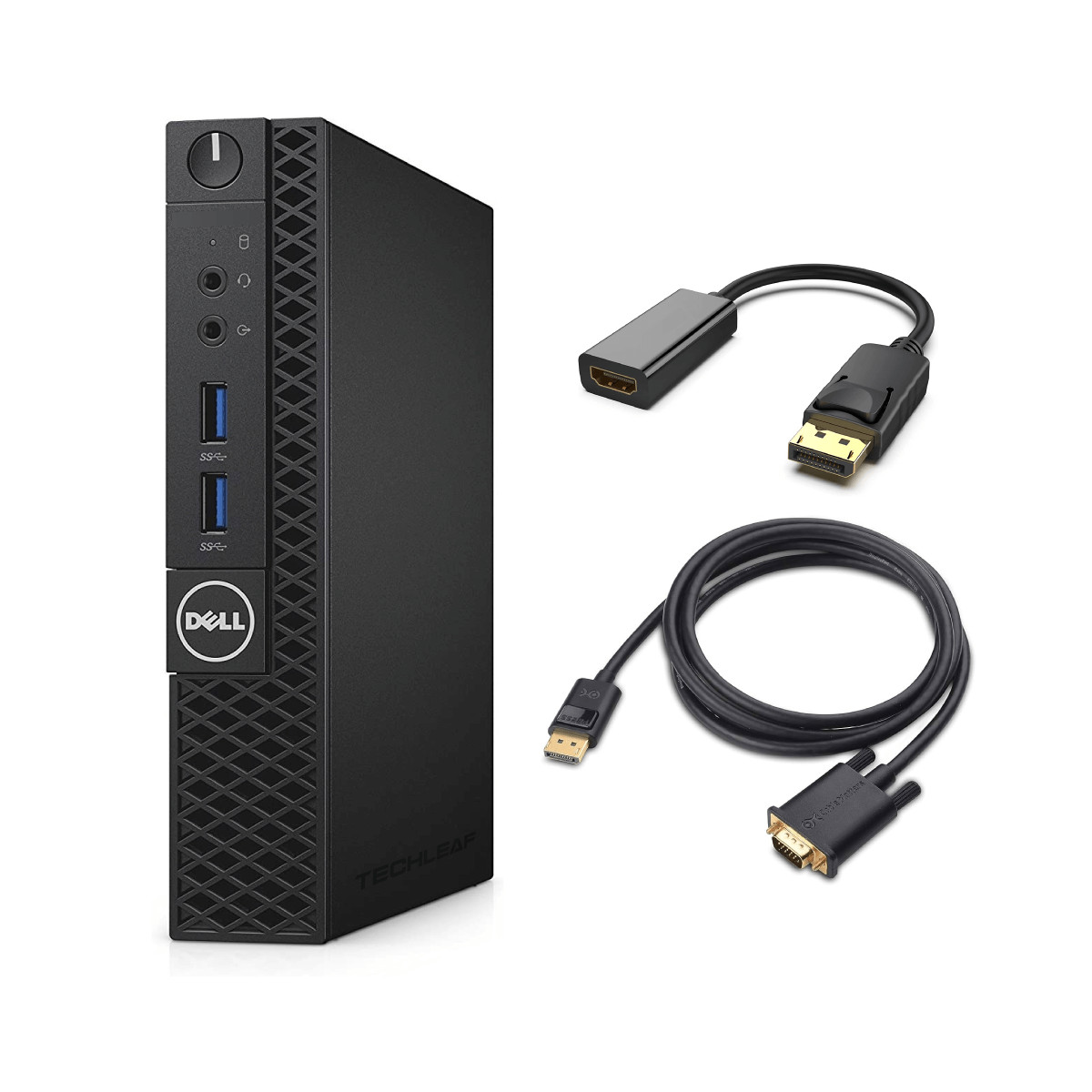 Dell Mini Desktop PC i7 8th, bis zu 64GB RAM, 2TB NVMe SSD, Windows 11 Pro WiFi