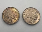 (Lot of 2) 1913-P Type 1 Buffalo Nickel .5cPhiladelphia Five Cent Coin