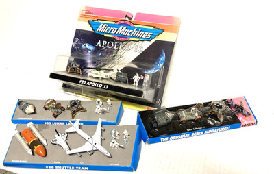 1990'S MICRO MACHINES Moon Landing Collection LOT OF 4