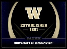 2016 Panini University of Washington Team Card Washington Huskies #3