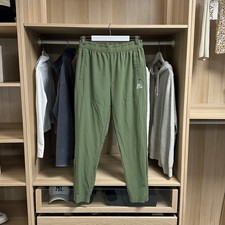 Montirex Mens Surge Woven Track Pants Size L Green Olive Tracksuit Joggers