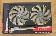 PowerColor Hellhound AMD Radeon RX 6600 8GB GDDR6 Graphics Card READ no LEDs