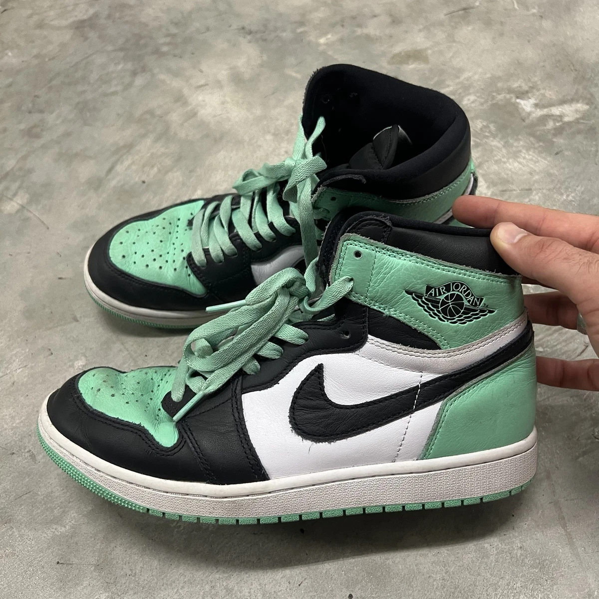 Preços baixos em Jordan 1 Retro OG High Green Glow | eBay