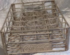 Coca-Cola Vintage Metal Bottle Carrier