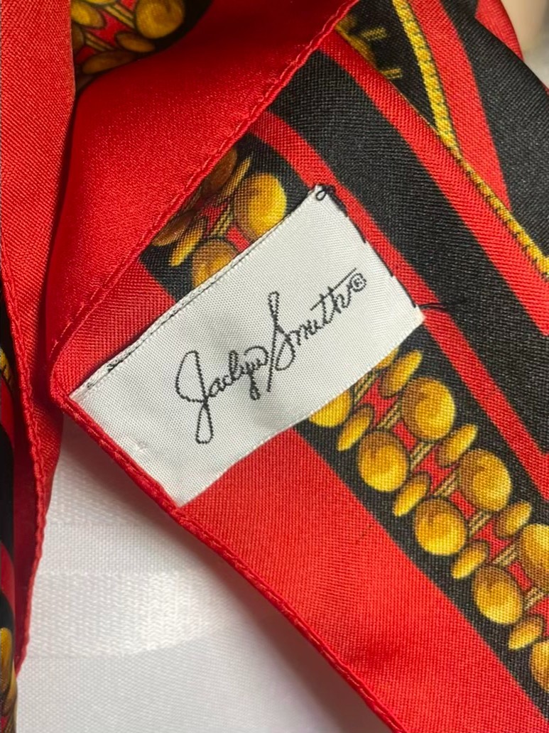 Jaclyn Smith Square Baroque Shell Print Square Sc… - image 3