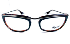 New Vintage Persol Green 51mm Rx-able Men's Women's Eyeglasses Frame Italy .