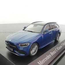 Herpa 1/43 FOR Mercedes For Benz new C-Klasse T-Modell 2022 Blue station wagon