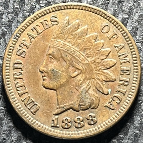 Crusty XF 1888 Indian Head Cent - Picture 1 of 4