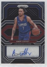 2020-21 Panini Prizm Penmanship Amir Coffey #PE-AMI Auto uk2