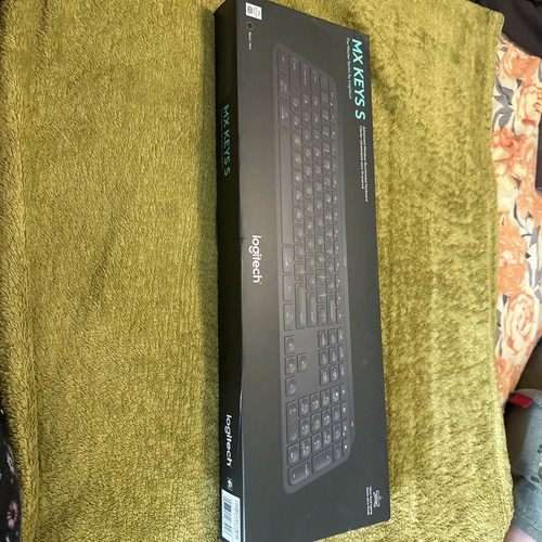 Logitech MX Keys S Full-Size Bluetooth Kabellose Tastatur Schwarz - NEU! - Bild 2 von 4