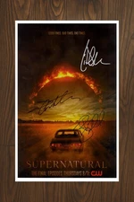 SUPERNATURAL Signed Movie Poster 11x17 with COA - Authentic Memorabilia