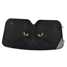Black Cat Eyes Animal Car Windshield Sun Shade Foldable UV Ray Sun color20