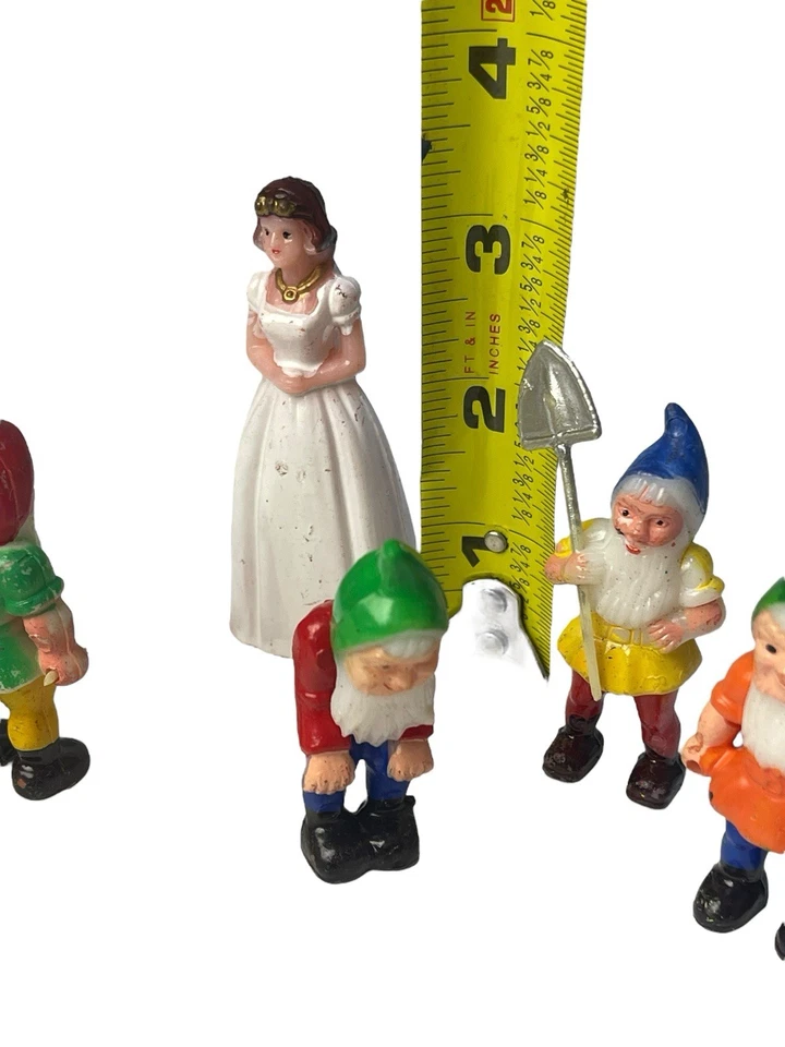 复古白雪公主和七个小矮人蛋糕装饰套装玩偶套装 — 第 4/4 张图片