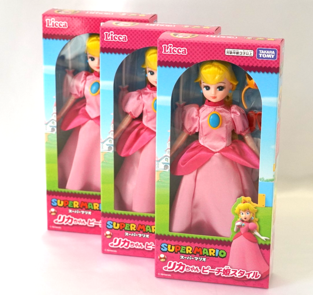 Takara Tomy Licca-chan Super Mario Licca-chan Princess Peach Style