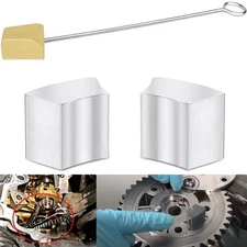 2X Cam Phaser Lock Out Kit + Timing Chain Locking Wedge Tool For Ford 5.4L 4.6L