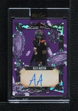 2023 5 Card Draw Crystal Holo Foil - Purple 1/4 Alex Austin Rookie Auto RC b9e. rookie card picture