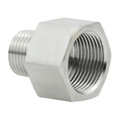 Stainless Steel Thread Adapter G 3/4'' Female to NPT 1/2'' Male Pipe BSP to NPT...