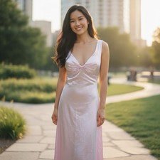 Lavender Silky Full Length Dress Size 8 and size 12!  Bridesmaid Bride Formal