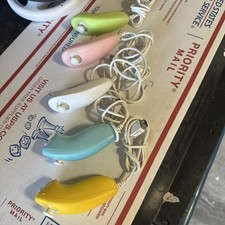 5X Nintendo Wii Nunchuck Controller Official Genuine OEM Multi Color