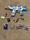 Blue White Black SMG Gel Blaster Gun Full-Automatic Battery-Powered ABS Plastic — photo 2